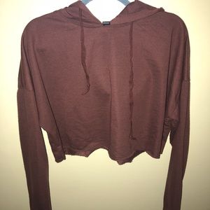 Cropped hoodie
